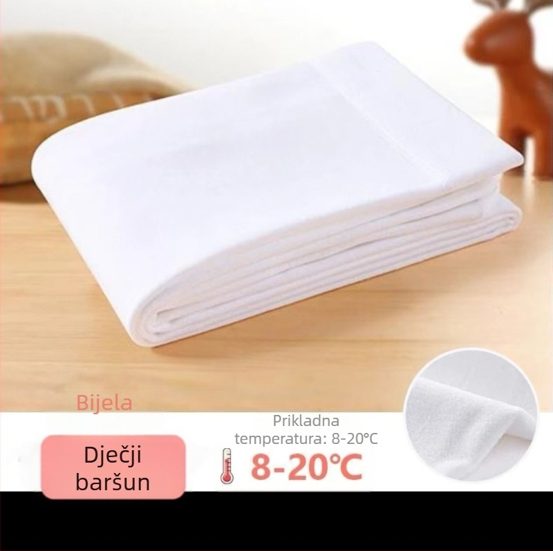 Dječje plesne tajice s fleec podstavom za jesen-zimu, debeli 800D, anti-piling, bijele, za djevojčice
