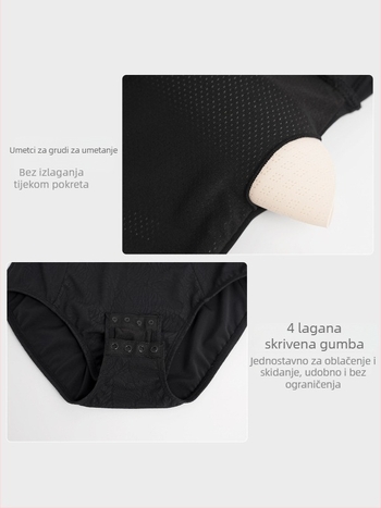 Bodi baleta za odrasle žene, dugi rukavi, stojeći ovratnik, zip, materijal najlon-elastin (78/22) s podstavom elastana, za jesen/zimu balet trening