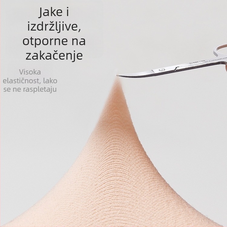 Odrasle plesne čarape od baršuna s 17% spandeksa; pogodne za balet, dramu, etničke plesove i nacionalne standardne plesove; moderno plesno odijelo