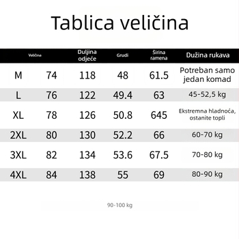 Unisex zimska jakna od perja za ekstremne hladnoće, s kapuljačom, kamuflažnim uzorkom i velikim krznim ovratnikom