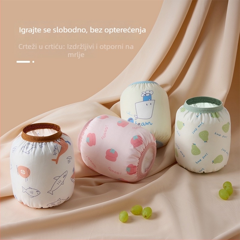 Dječje vodootporne navlake za ruke s karikaturnim uzorkom, najlon materijal, korejski stil, za dob 1–8 godina, dvije pare