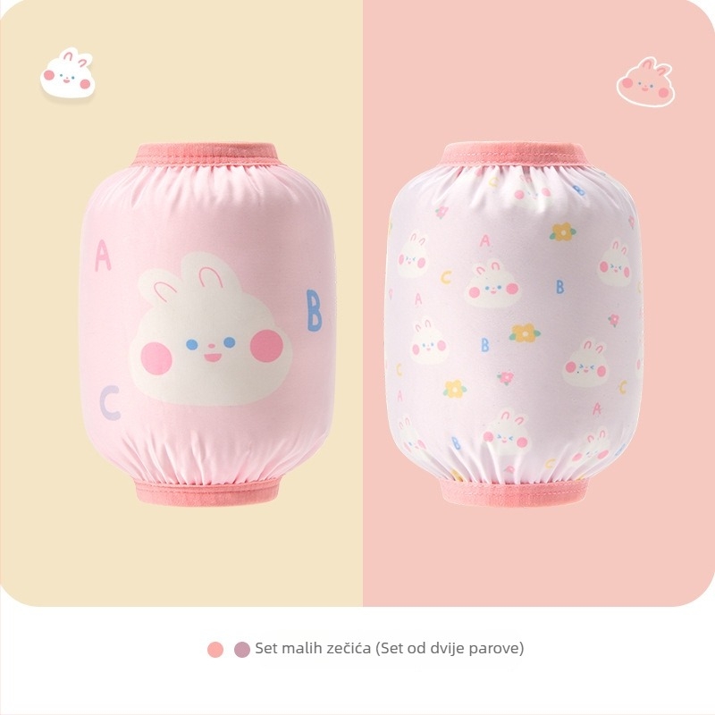 Dječje vodootporne navlake za ruke s karikaturnim uzorkom, najlon materijal, korejski stil, za dob 1–8 godina, dvije pare