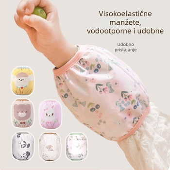 Dječji zaštitni rukavi – vodootporni za jesen-zimu, za uzrast 1–3 godine, poliester, karikatura uzorak