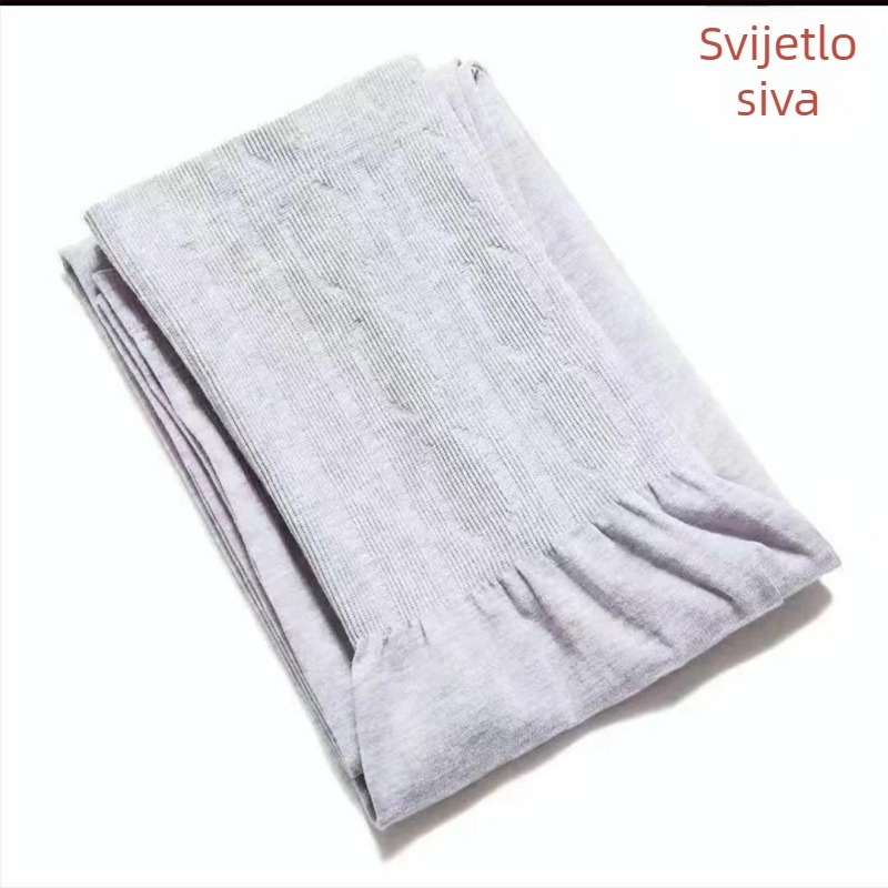 Leggins od modala s visokim stupnjem elastičnosti, uski kroj, topli, jednobojni (Modal 50–70%, Poliester 30–50%)