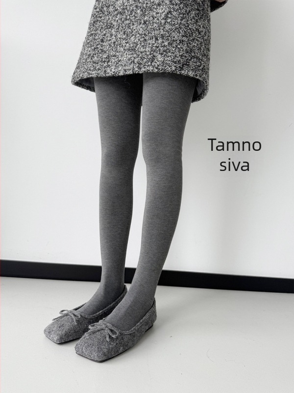 Tajice s ojačanim prstom, 290 g, topla zimska flis podstava, debele, mikro-kompresija, vizualno sužavaju siluetu