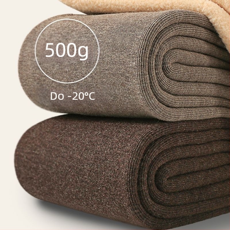 Ženske debele tajice s fleece podstavom od 500 g, ribasta tekstura, visokim strukom, toplo za jesen-zimu, duljina tri četvrtine, bez naboravanja