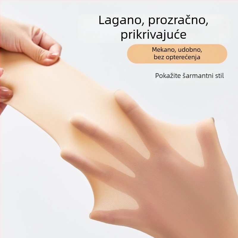 Čarape s silikonom i čeličnom žicom za proljeće–jesen, anti-zaglavljivanje, sjajan završni izgled