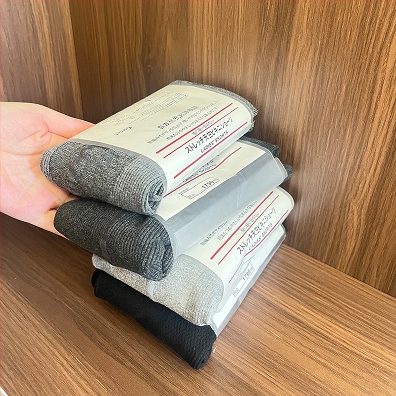 Ženske čarape s vertikalnim prugama, japanski stil Muji, 200D, termalne, blaga kompresija, otporne na nabiranje, anti-piling