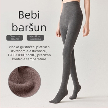 Ženski legingi od viskoze s debelim materijalom – topli, oblikuju tijelo