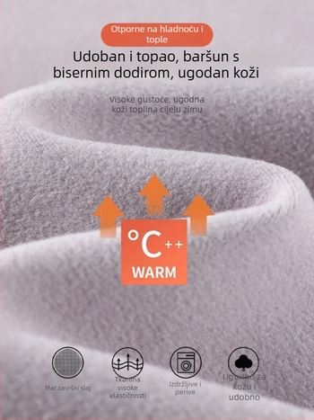 Ženske hlače s širokim krojem, zimska flis podstava, Shark stil, tople i oblikuju siluetu, s crno-zlatnim zakrpama na koljenima, za jogu