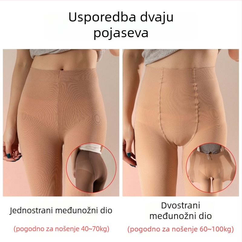 Yongchun 120D baršunasto matne neprozirne tajice za proljeće i jesen, visoka elastičnost, tople tajice s nogavicama