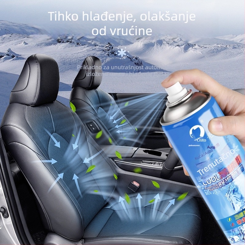 Yi Jie Liang sprej za hlađenje automobila, sprej sa suhim ledom, sportski antiperspirant sprej, rashladna odjeća | Marka: Yi Jie Liang; Glavna tržišta: Japan i Južna Koreja; Licencirana privatna etiketa