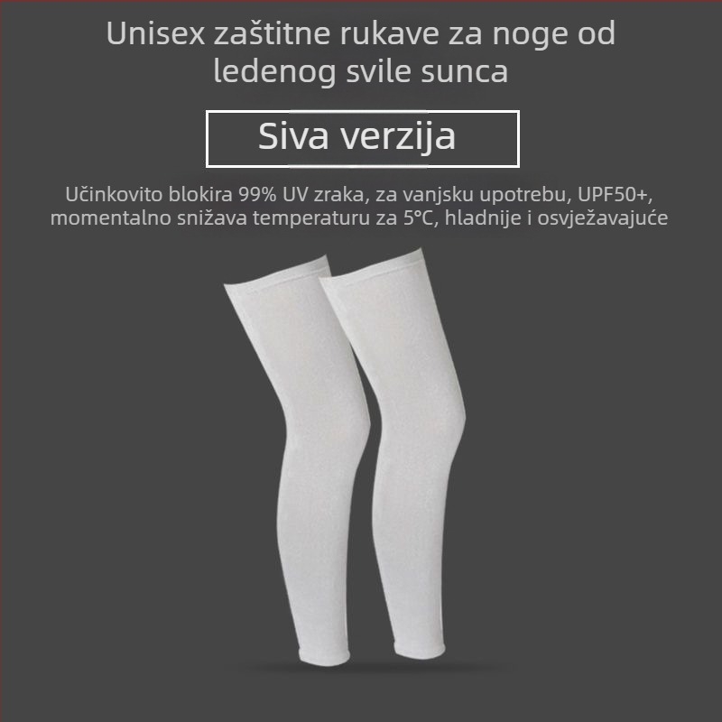 Kolesarske štitnike za noge s UV zaštitom, tanki ljetni, od ice silk nylon, unisex