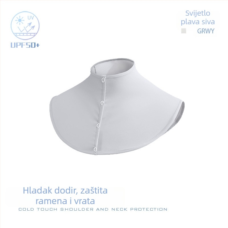 Rydo šal za zaštitu od sunca za vrat, najlonska tkanina, sadržaj 71–80%, zaštita od sunca, ulični stil