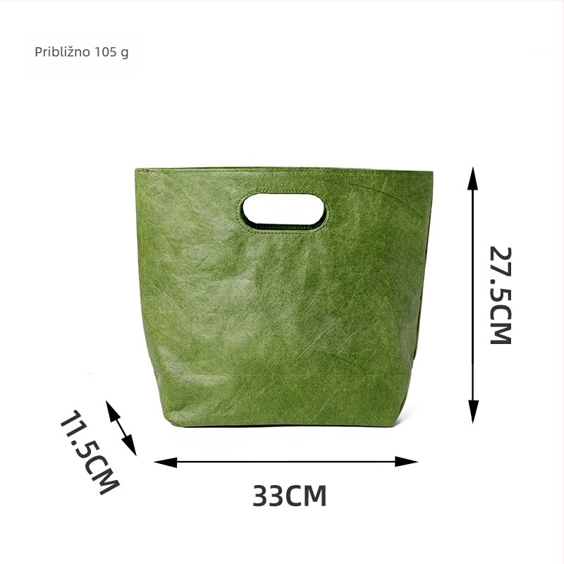 Torba za poklon od DuPont papira s magnetskim zatvaranjem, unutarnja podstava s džepom na zip, mogućnost prilagođenog logotipa, vintage stil