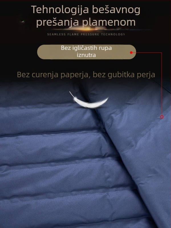 Muška košulja s punom od perja i flis podstavom, debela i topla za zimu, klasičan stil srednje dobi