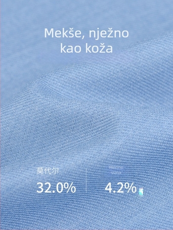 Muška košulja s dugim rukavima, bez peglanja, modal i ovčja vuna, proljetna debela poslovna košulja