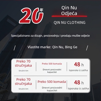 Muška košulja od Tencel-pamučne smeše, prugasti uzorak, ovratnik lapel, dugi rukavi, opušten kroj