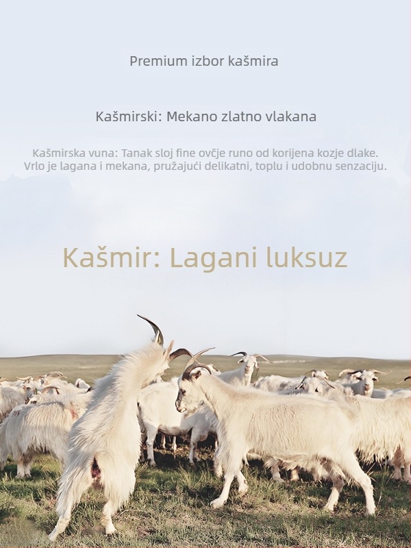 Košulja od modalnog kašmira – poslovno casual, dugi rukav, kvadratni ovratnik, bez peglanja, debela
