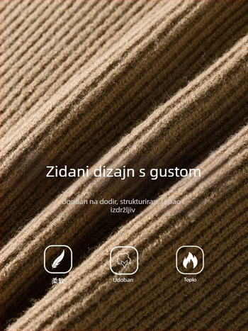 Cardigan, ležernog kroja, V-izrez, 100% poliester, zima 2024