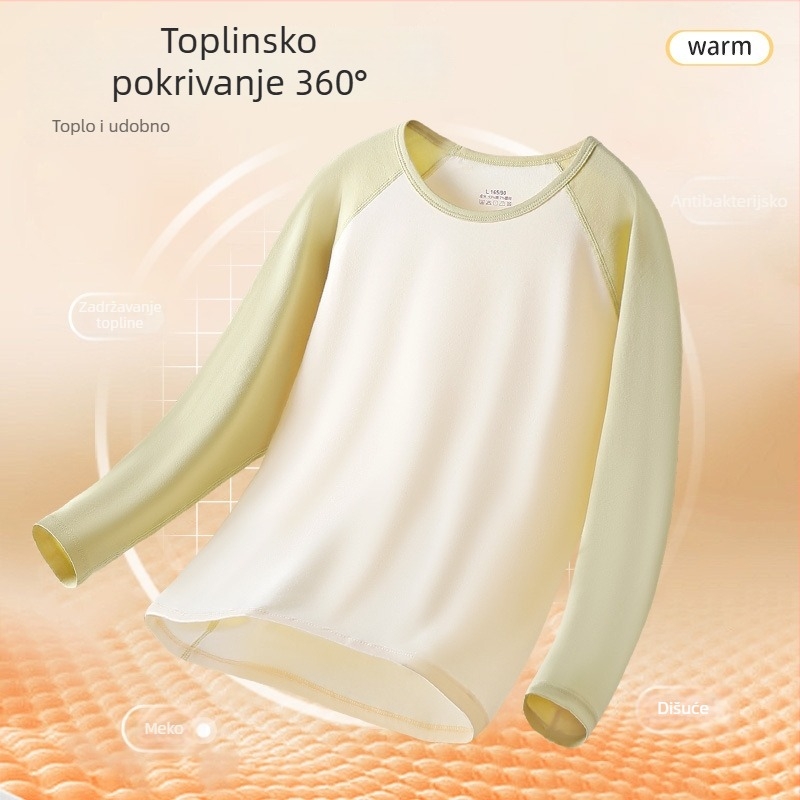 Djevojčice jesenji termalni gornji dio – 95% pamuk, jednovrstan, 181–200 g/m², za uzrast 7–18 godina