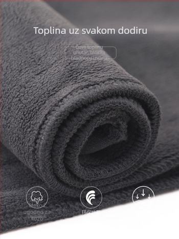 Zimske hlače za starije žene s flis podstavom, visokim pojasom, debelim ravnim krojem, casual stil (Zima 2025; poliestar >95%; mikroelastičnost)