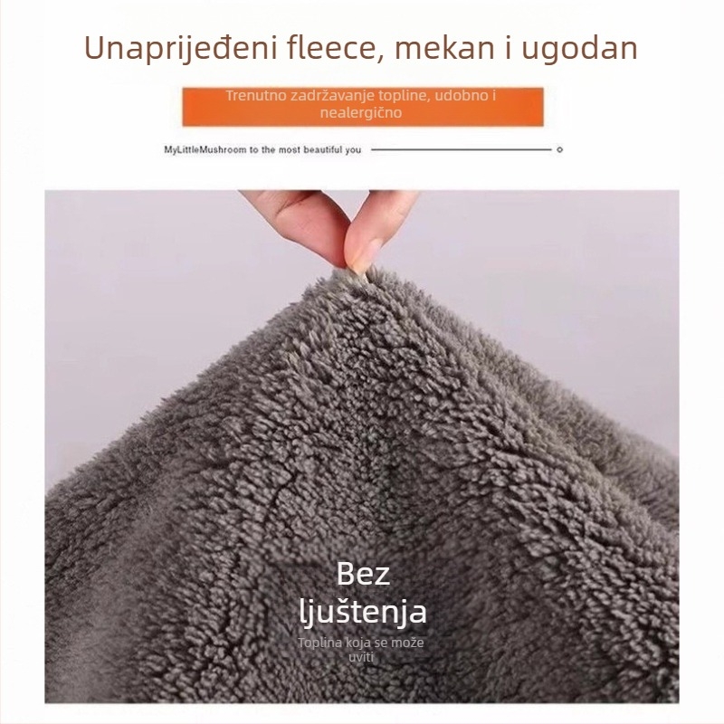 Ženske ravne hlače od denima s fleec podstavom, debele, visokim strukom, opušten kroj, mikroelastične, 70-80% poliester