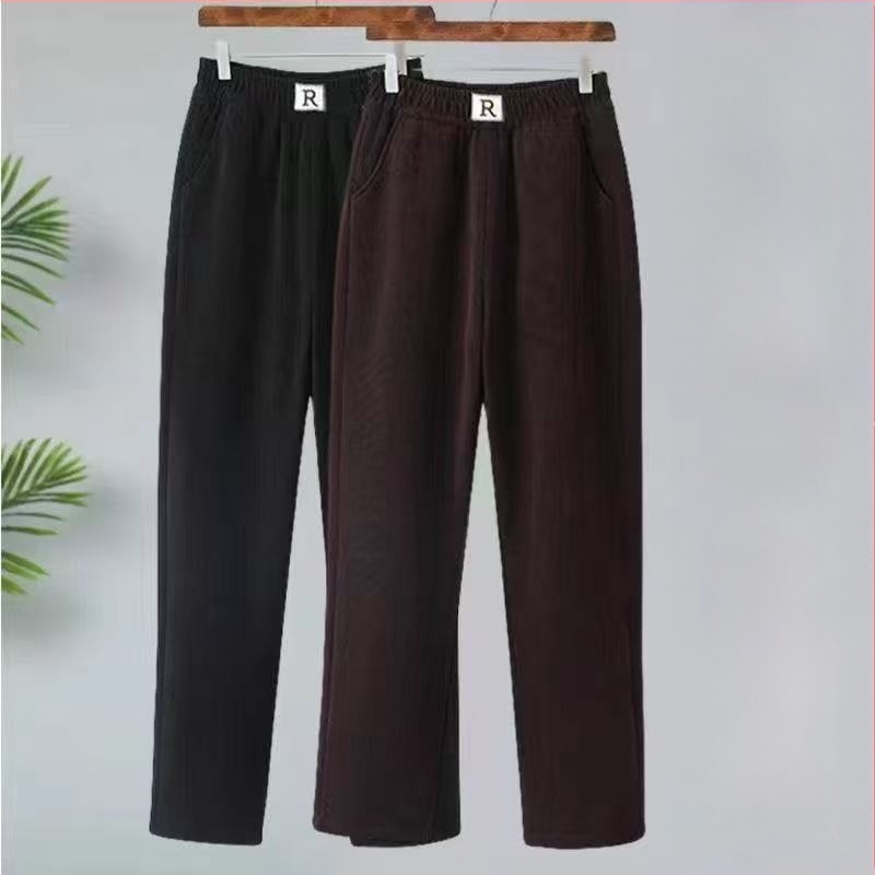 Harem hlače za zrelije žene, visoka struka, zimski stil, Tr tkanina, PVC 90–95% glavna tkanina, Other 30–50% sekundarna, srednja debljina, s etiketama, etiketa na ovratnik