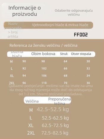 Ženske sportske hlače s flis podstavom, debele i otporne na vjetar, haremski kroj sa manžetom, jesensko-zimski model 2026, uska silueta