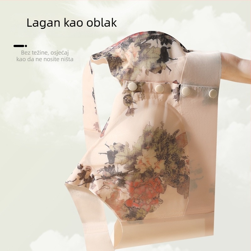 Bezšivni grudnjak u stilu veste s prednjim zatvaranjem, dišući mrežasti materijal, šalice od pjene