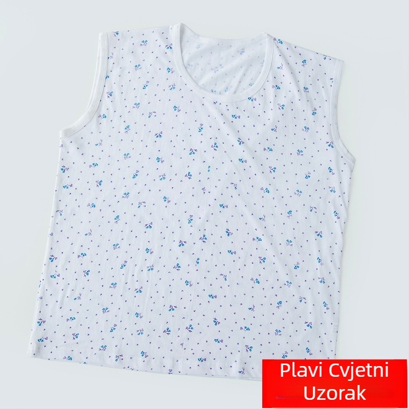 Vesta za žene od 100% pamuka sa širokim ramenima, minimalistički stil, ljeto 2024, proizvodni ciklus 30 dana