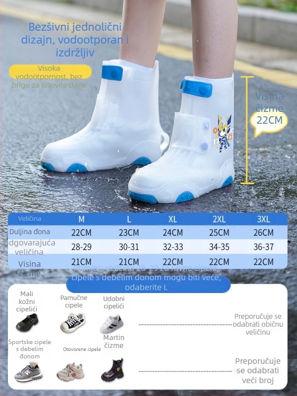 Dječje kišne čizme, unisex, niski dio, plastični gornji dio, za djecu 1-3 godine, proljeće-jesen, vodootporne