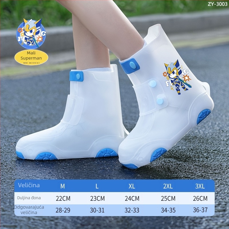 Dječje kišne čizme, unisex, niski dio, plastični gornji dio, za djecu 1-3 godine, proljeće-jesen, vodootporne
