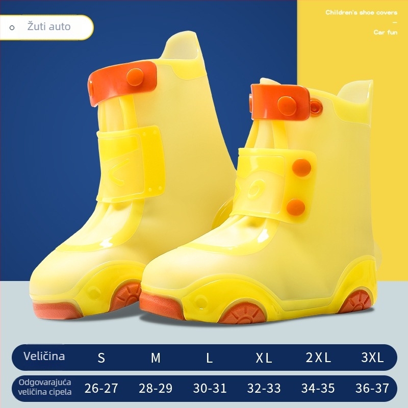 Dječje kišne čizme, unisex, niski dio, plastični gornji dio, za djecu 1-3 godine, proljeće-jesen, vodootporne