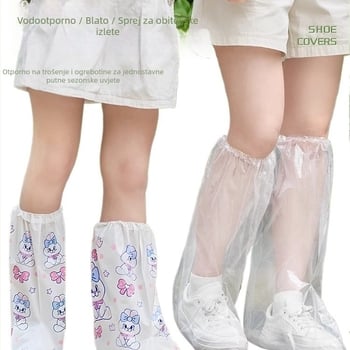 Jednokratni zaštitnici za cipele za kišu, unisex, vodootporni, protuklizni, otporni na habanje, s niskim profilom