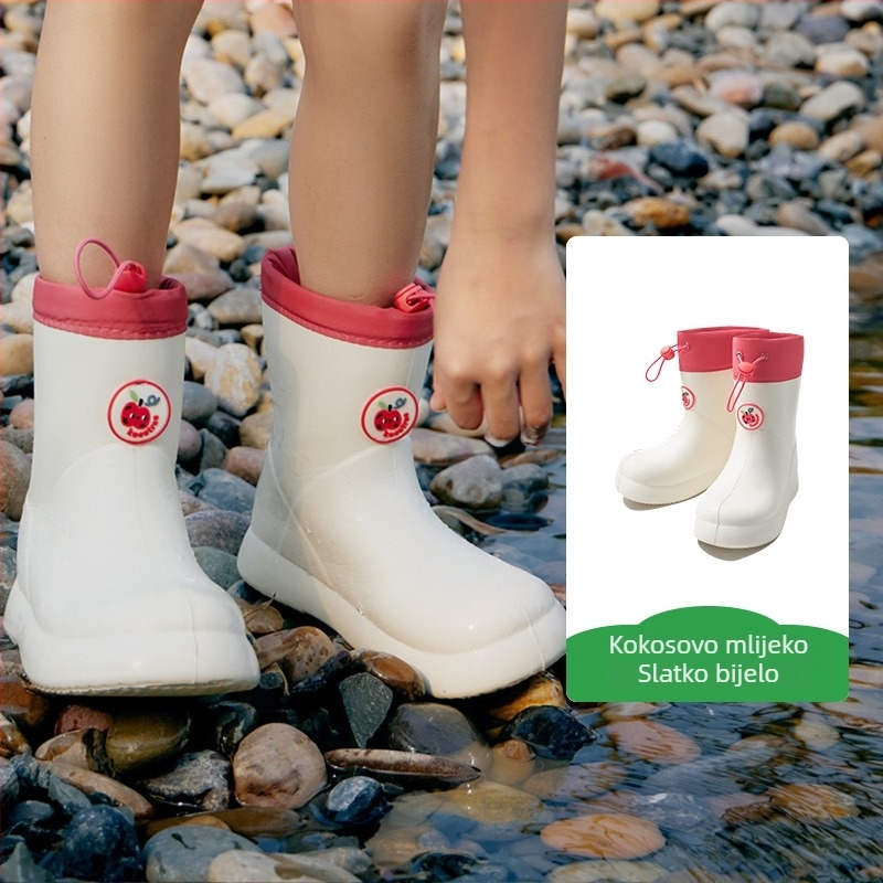 KK Tree dječje kišne čizme, unisex, ultralagane, vodootporne i protuklizne, za školu