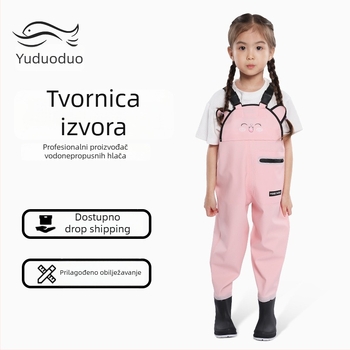 Dječje vodootporne hlače za aktivnosti na vodi - PVC tkanina, prozračan, otporne na habanje, unisex, za sve sezone