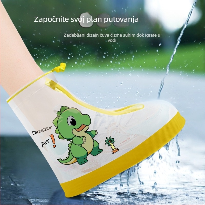 Dječje PVC navlake za cipele s dizajnom crtića – vodootporne, protuklizne, otporne na habanje, protiv prljavštine