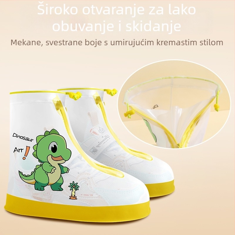 Dječje PVC navlake za cipele s dizajnom crtića – vodootporne, protuklizne, otporne na habanje, protiv prljavštine