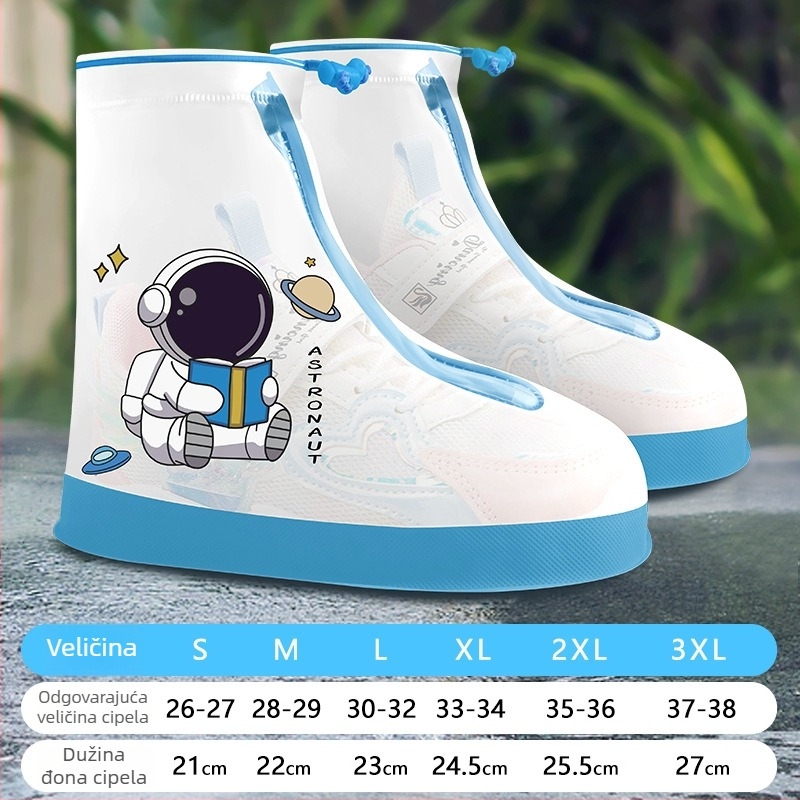 Dječje PVC navlake za cipele s dizajnom crtića – vodootporne, protuklizne, otporne na habanje, protiv prljavštine