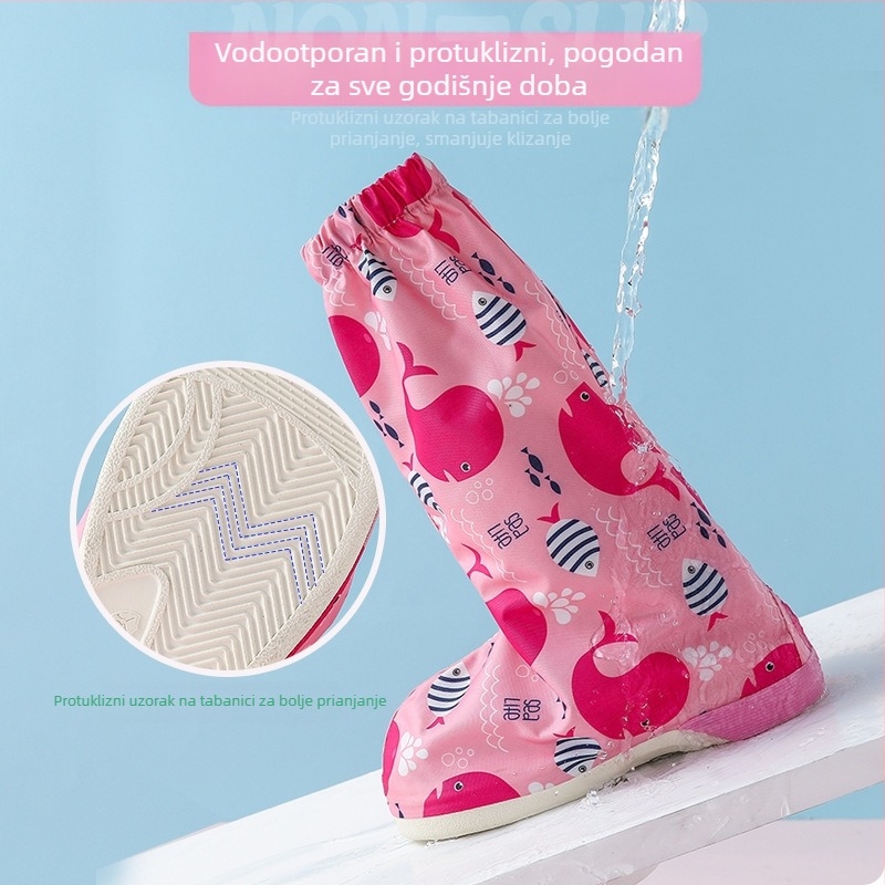 Dječje kišne navlake za cipele, debeli, otporne na habanje, otporne na pijesak, vodootporne, protuklizne, za dječake i djevojčice