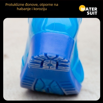 Unisex vodootporni jednopojavni komplet s integriranim hlačama; brzo suši, odvodi vlagu, otporan na habanje, antistatičan, sjajna presvlaka tkanine