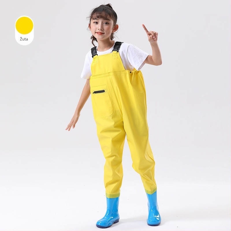 Dječji vodootporni jednobojni kostim za igre u vodi – brzo suši, prozračan, otporan na vjetar, otporan na habanje