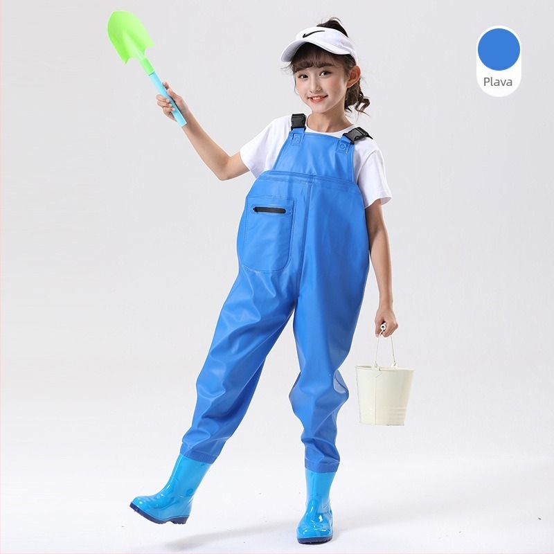 Dječji vodootporni jednobojni kostim za igre u vodi – brzo suši, prozračan, otporan na vjetar, otporan na habanje