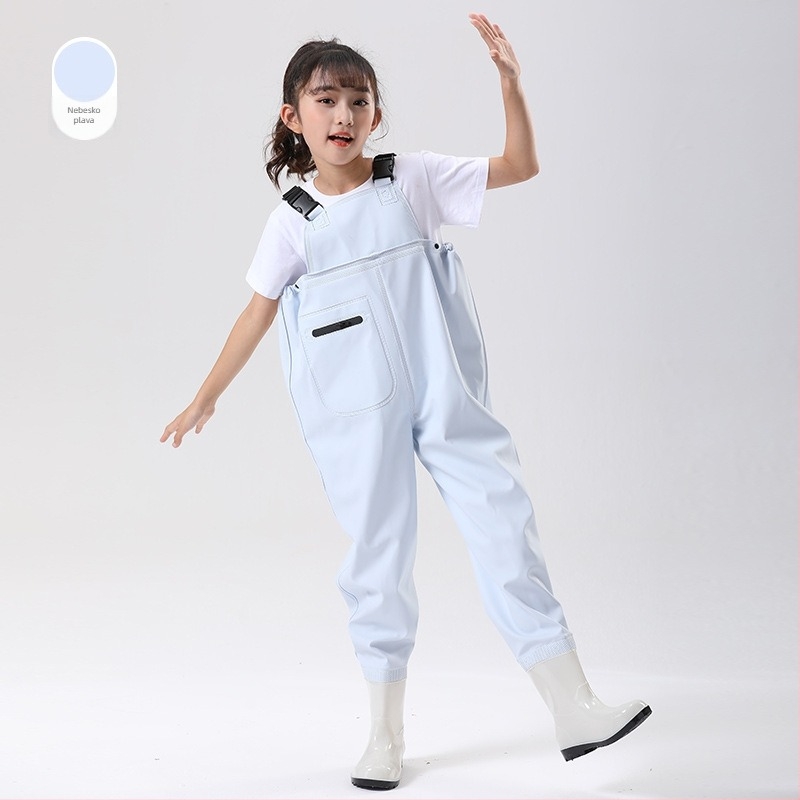 Dječji vodootporni jednobojni kostim za igre u vodi – brzo suši, prozračan, otporan na vjetar, otporan na habanje