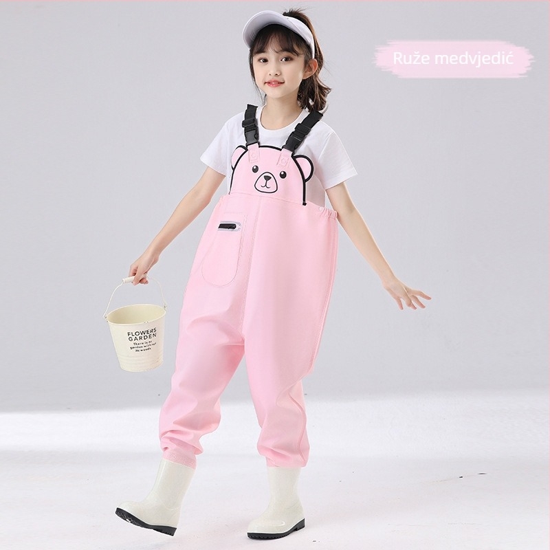 Dječji vodootporni jednobojni kostim za igre u vodi – brzo suši, prozračan, otporan na vjetar, otporan na habanje