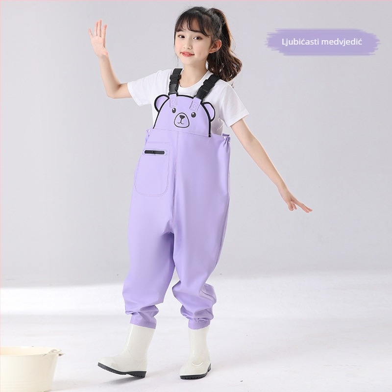 Dječji vodootporni jednobojni kostim za igre u vodi – brzo suši, prozračan, otporan na vjetar, otporan na habanje