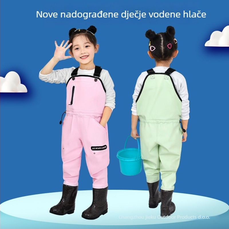 Dječje vodene hlače za igru na plaži i moru, PVC tkanina, prozračan, vodootporan, otporan na vjetar, unisex, pogodno za sve sezone