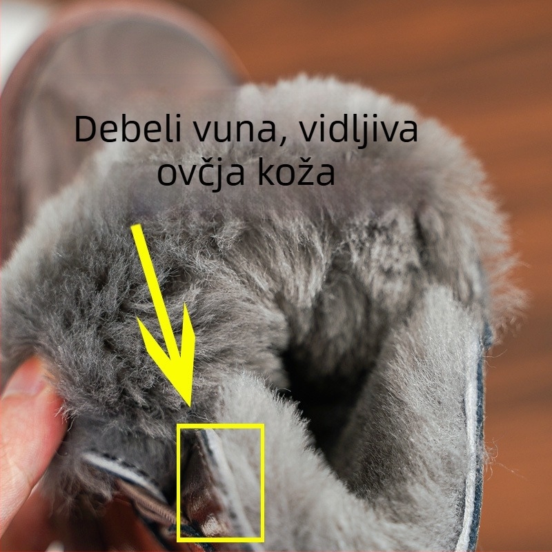 Unisex gležnjače, gornji dio od kože krave, prava koža, za uzrast 7–16 godina