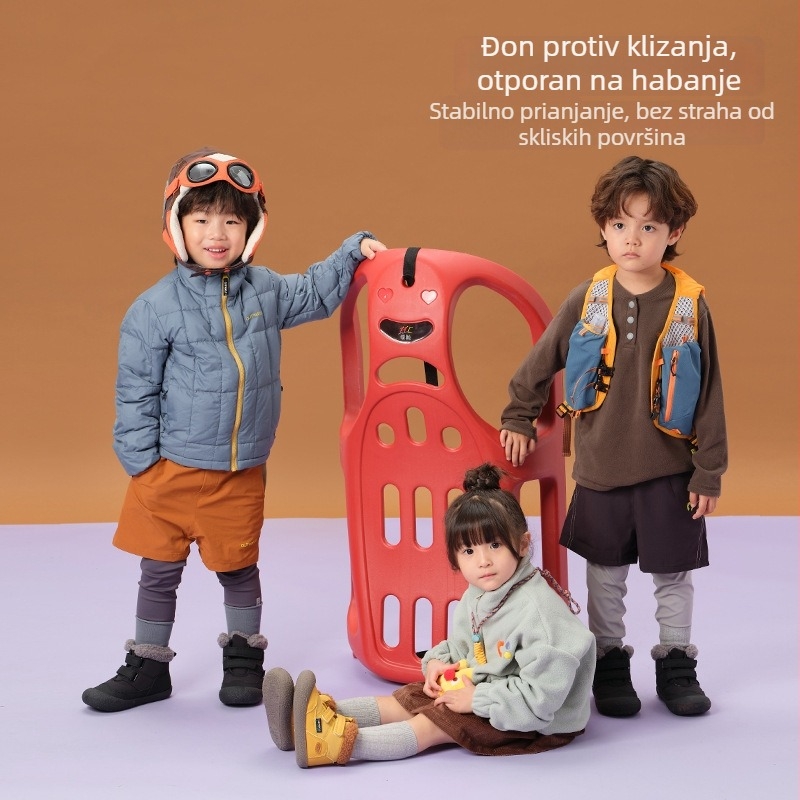 Topstar dječje čizme za snijeg s fleecem – kratke, visoke zimske čizme za djecu, tople i vodootporne